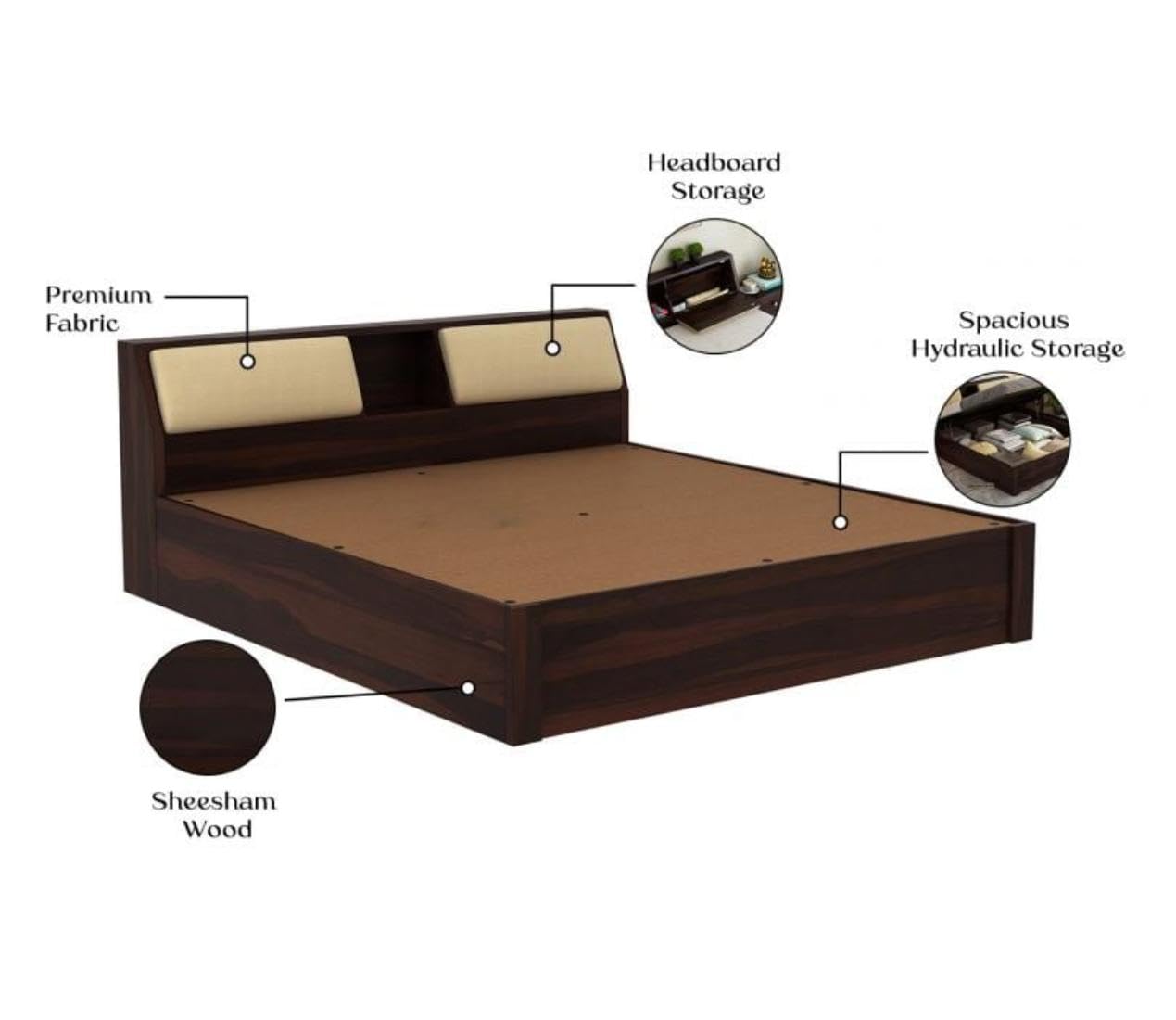king size hydraulic bed 1.4