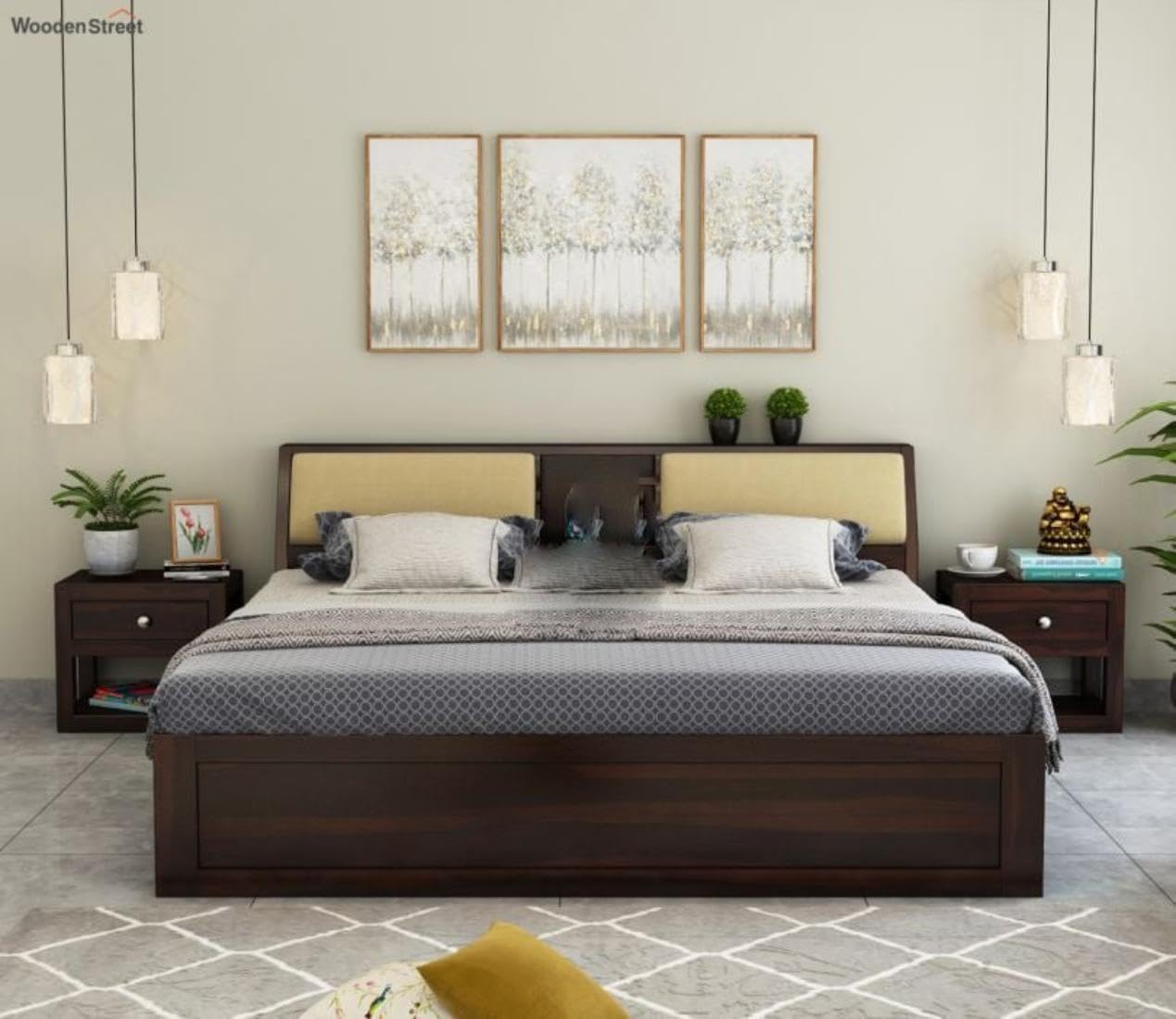 King size bed 16