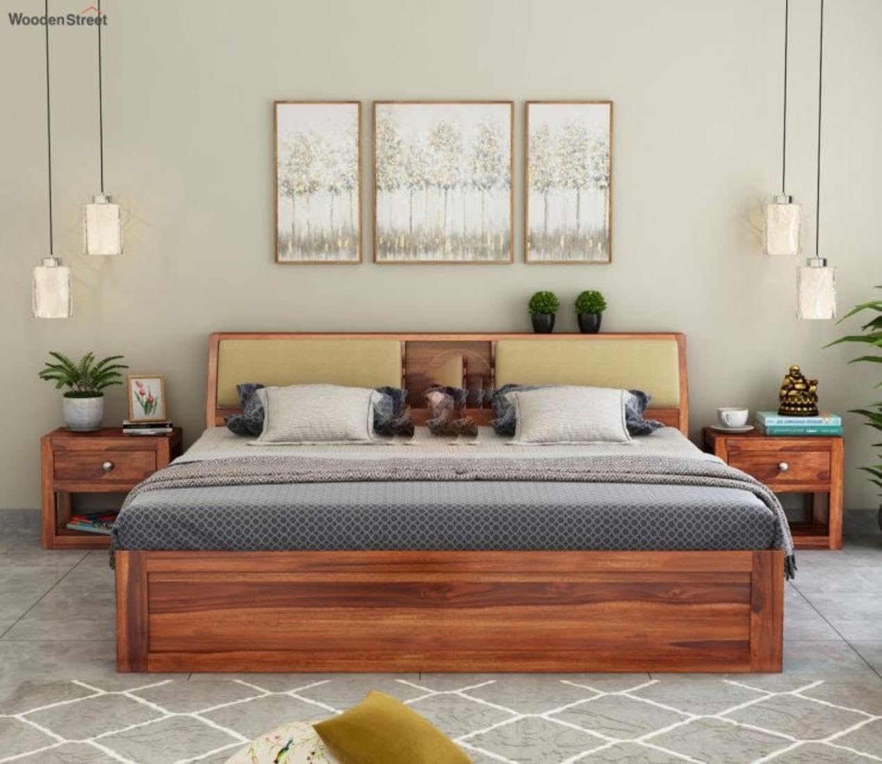 King size bed 17