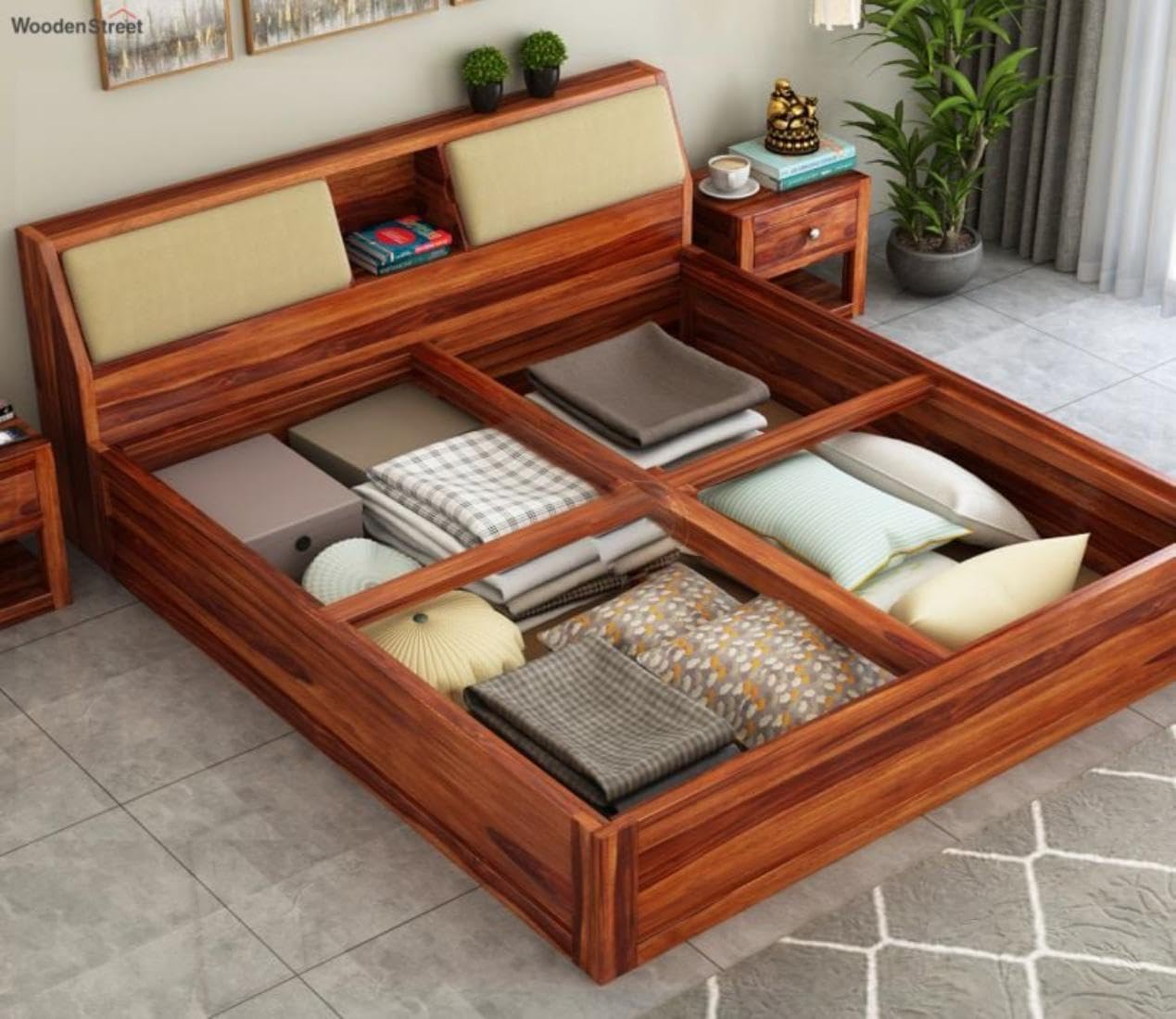 king size bed 17.7
