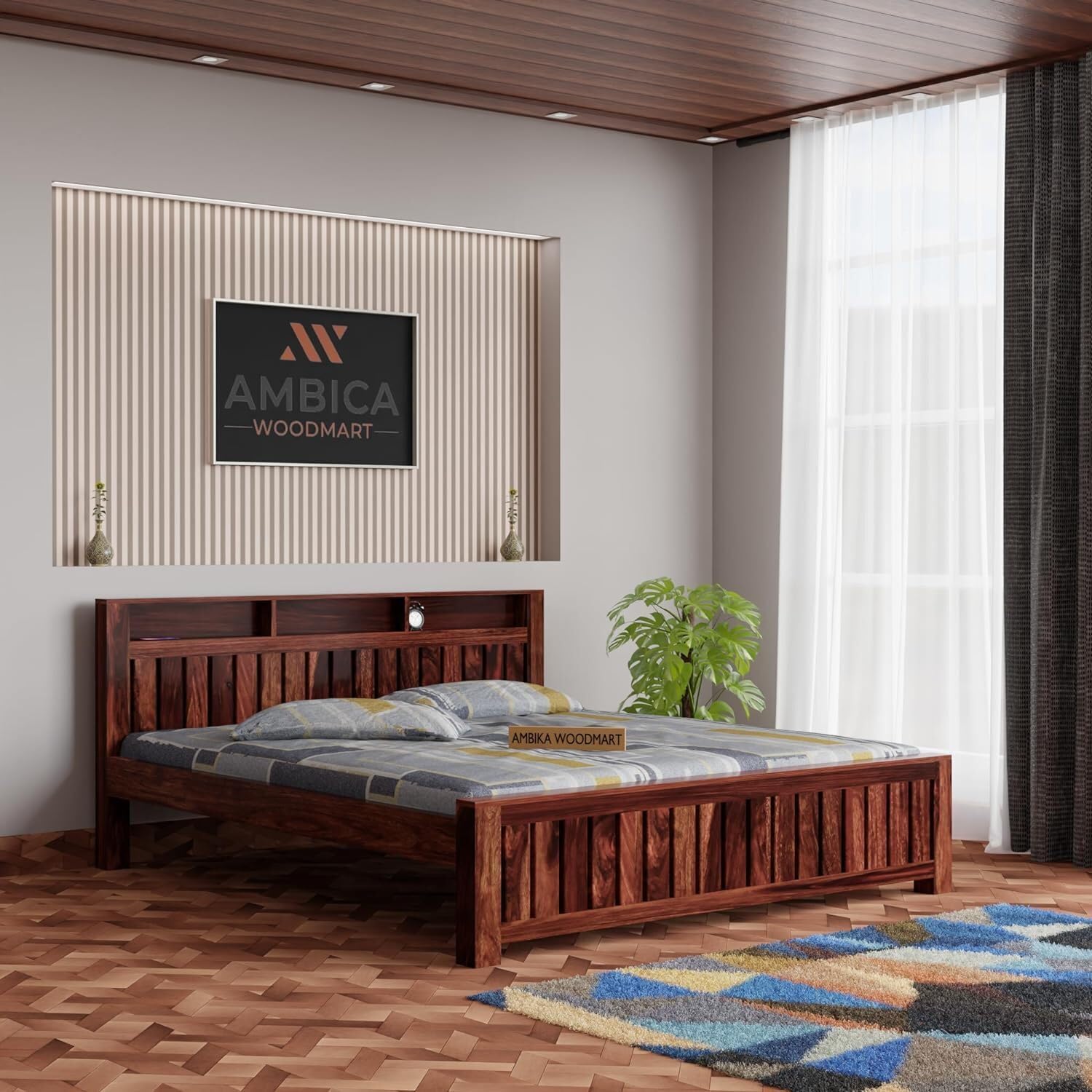 King size bed 19