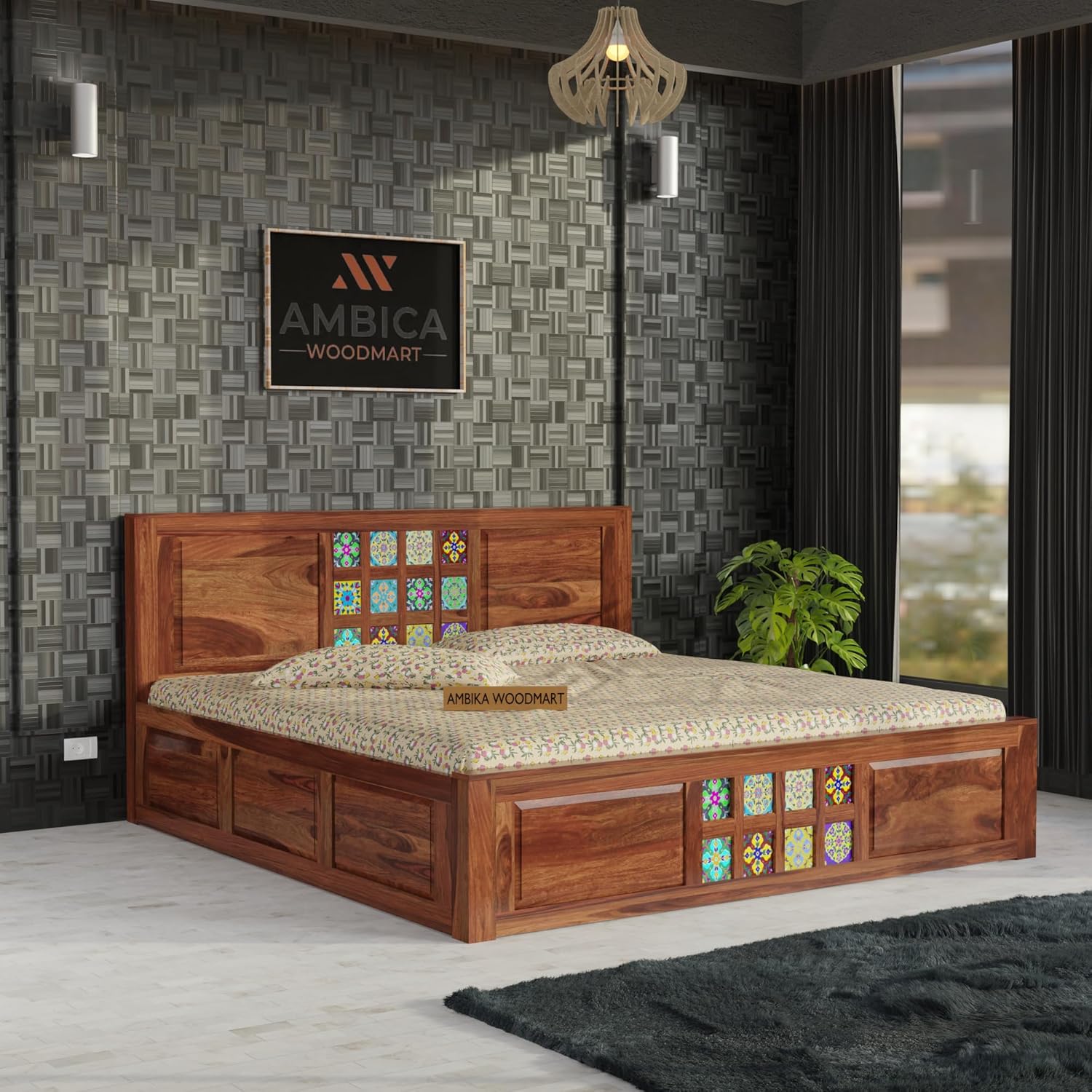 Queen size bed 10