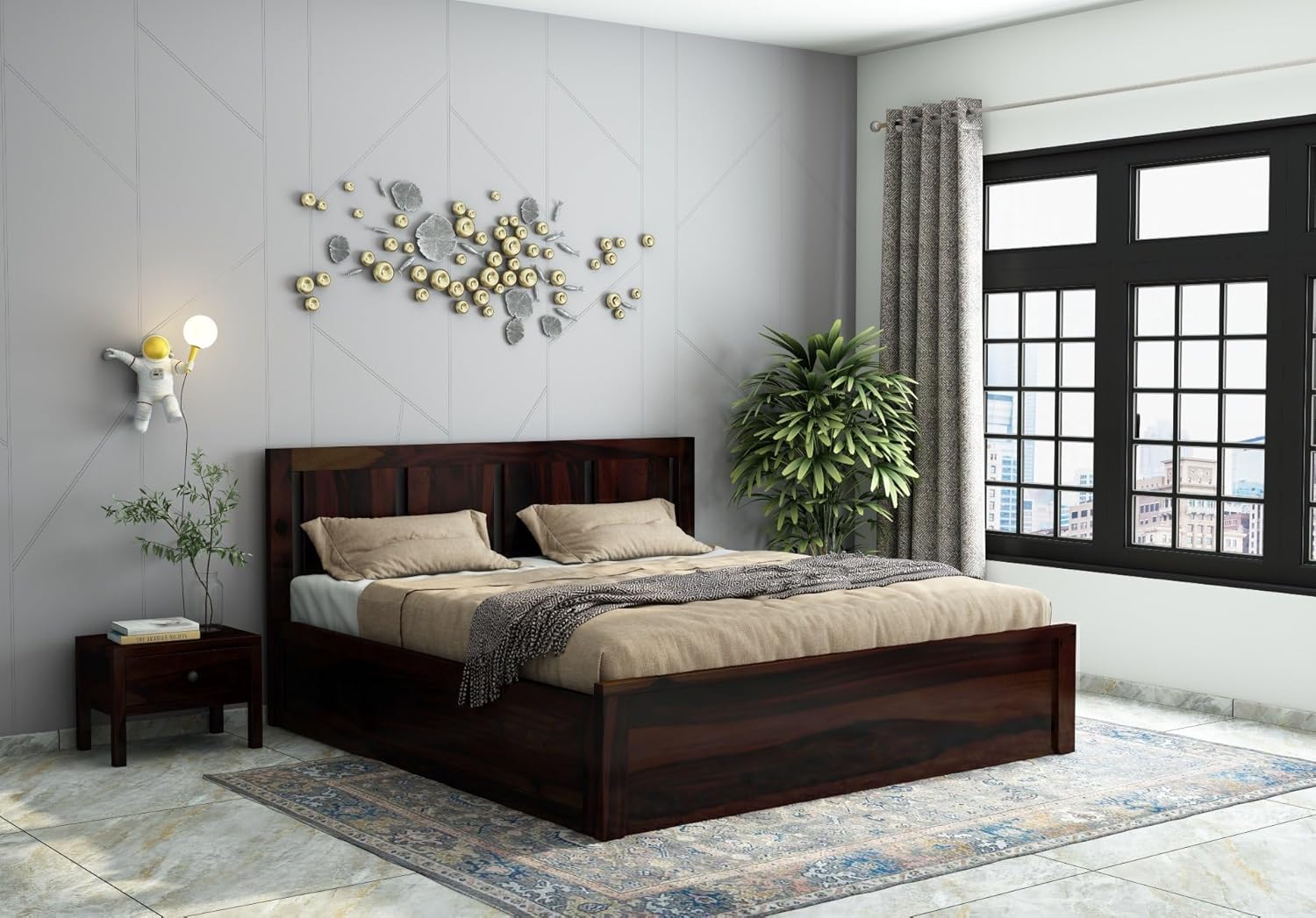 King size bed 14