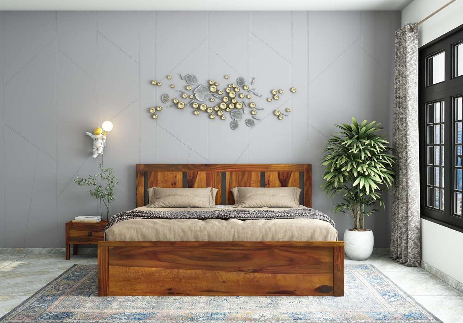 King size bed 15