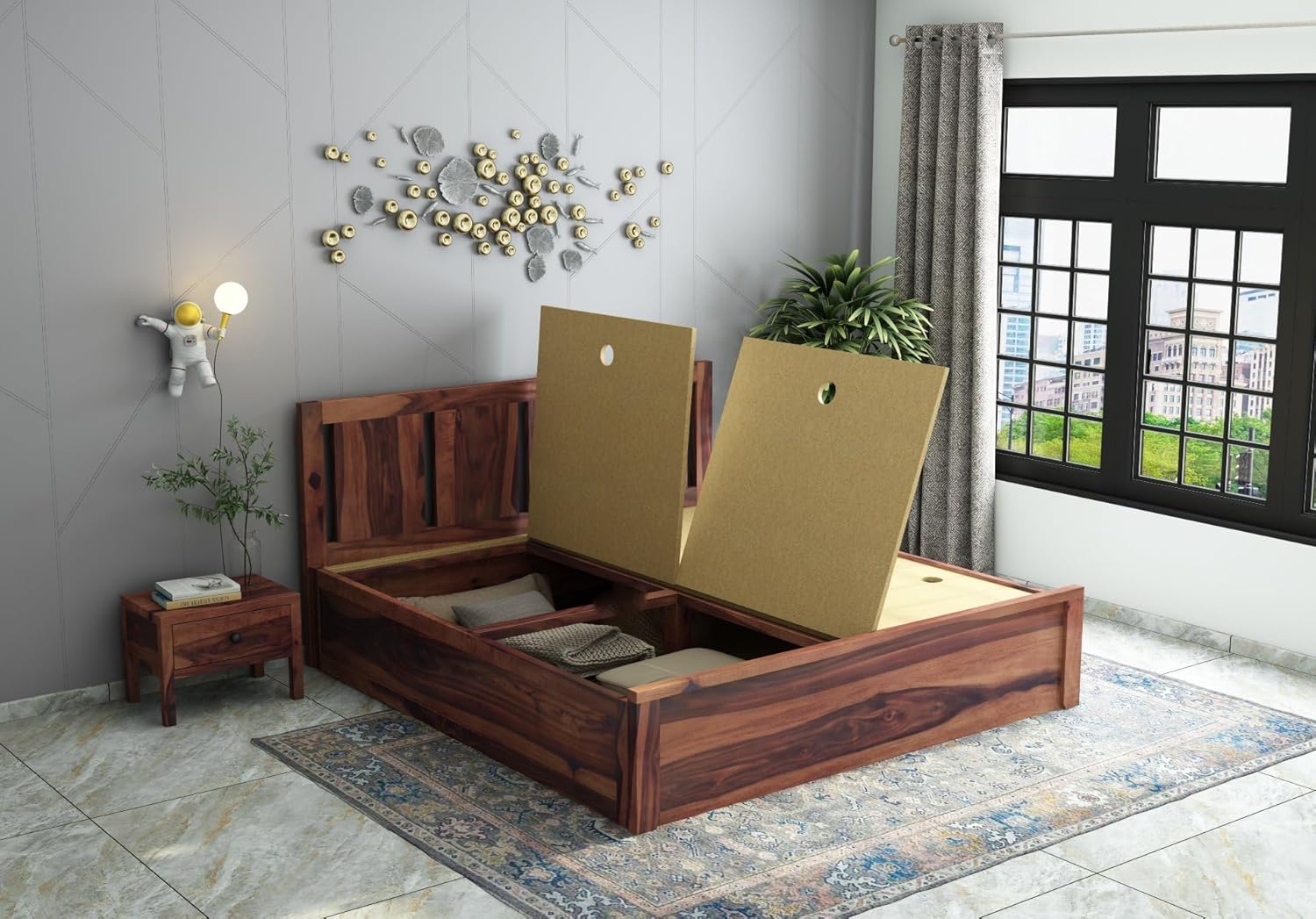 king size bed 13.6
